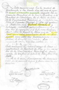 Acta de Graduación del Primer Cirujano Dentista (Hombre)